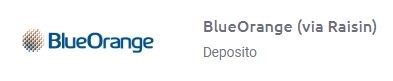 Sparen bij BlueOrange via Raisin