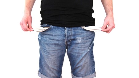 Geen geld om terug te betalen