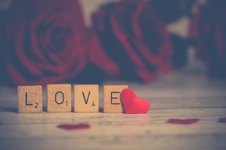 Rozen voor Valentijnsdag