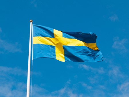 Zweden - Zweedse vlag