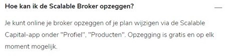 Opzeggen Scalable Broker