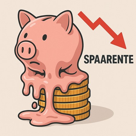 Spaarrente omlaag