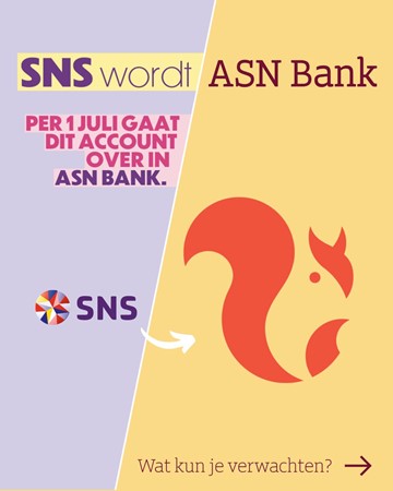 SNS gaat over naar ASN Bank